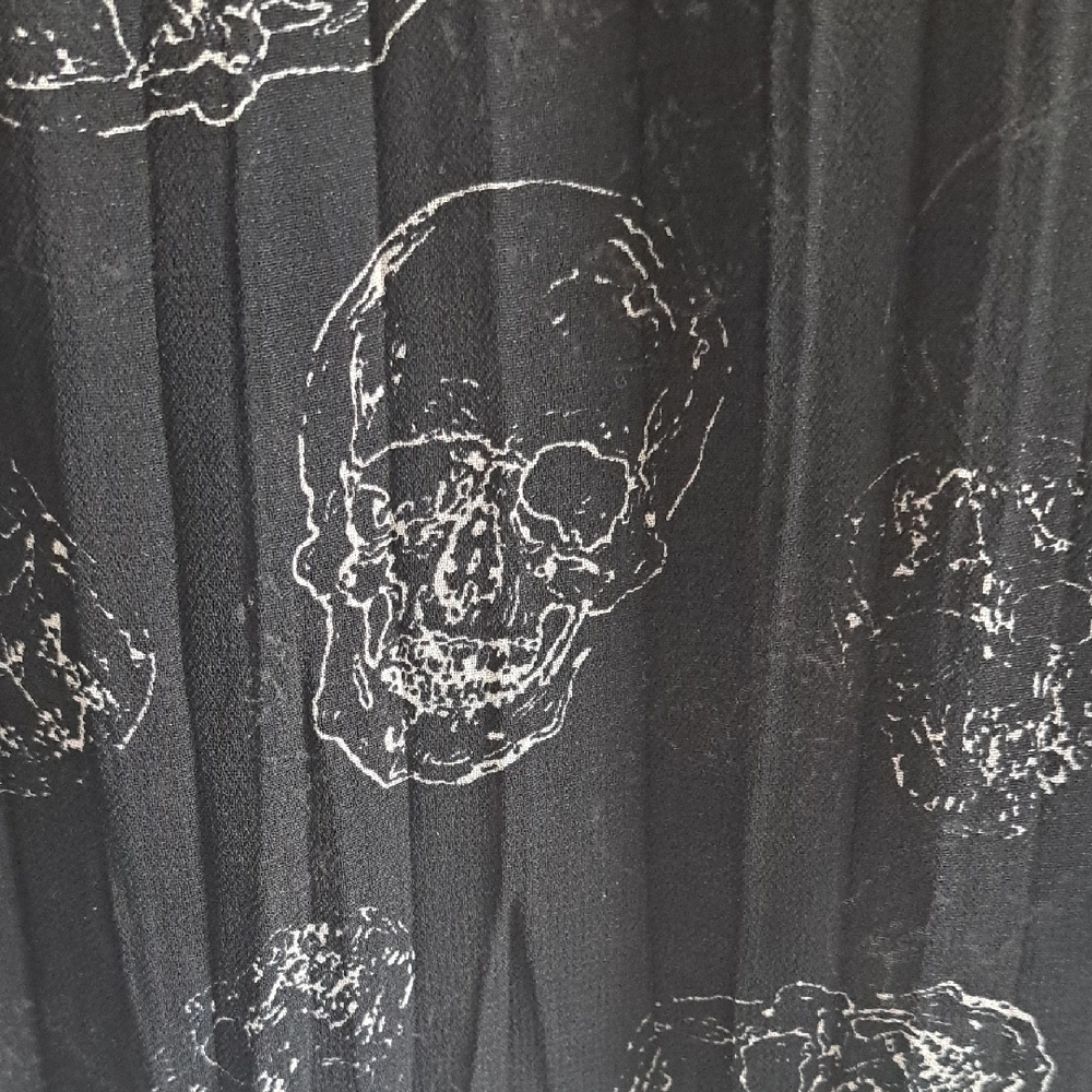 Black Sheer Women's Blouse - Picture 5 of 8